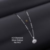 AD Diamond  Designer Silver And Rose Gold Dokiya Wholesale Price In Surat
